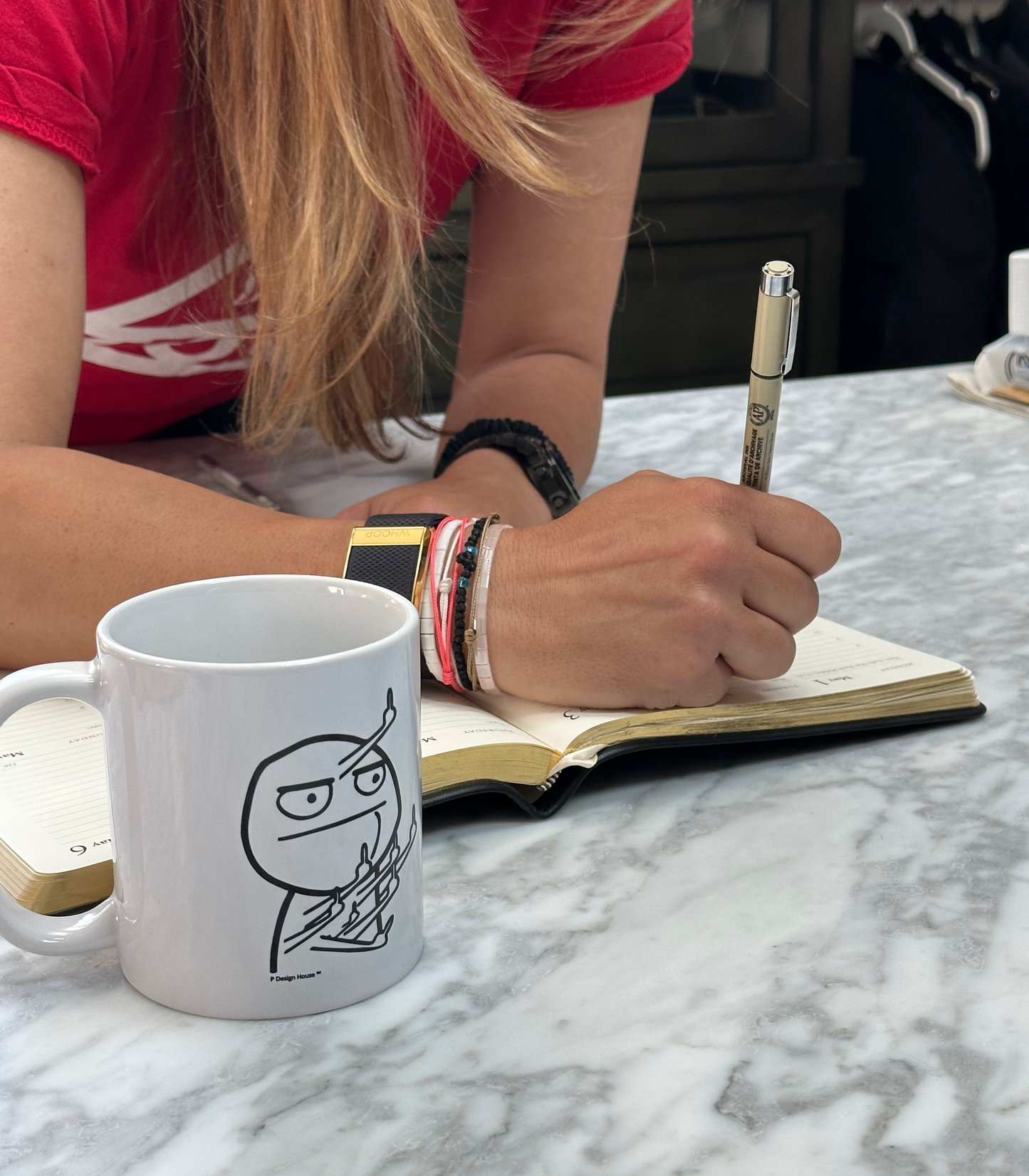 Flip the Bird Meme Funny Coffee Mug, 11oz.